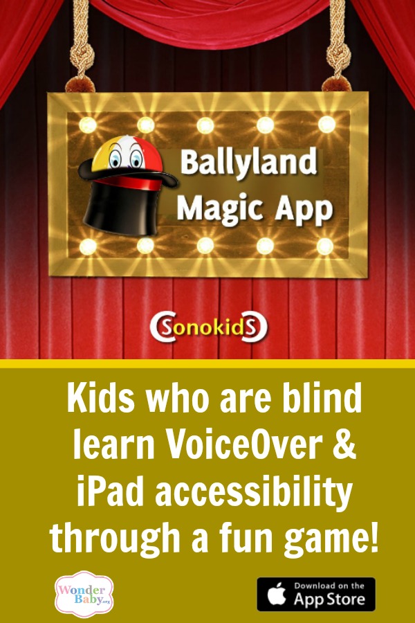 Ballyland Magic App: Introducing visually impaired kids to iPad accessibility features
