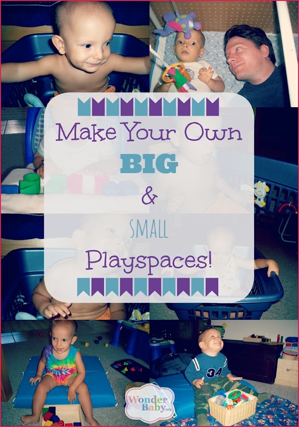 Make your own big and small playspaces