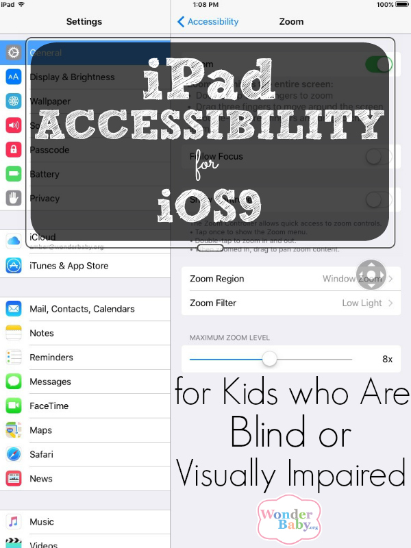 Top 10 iPad & iOS9 Accessibility Features