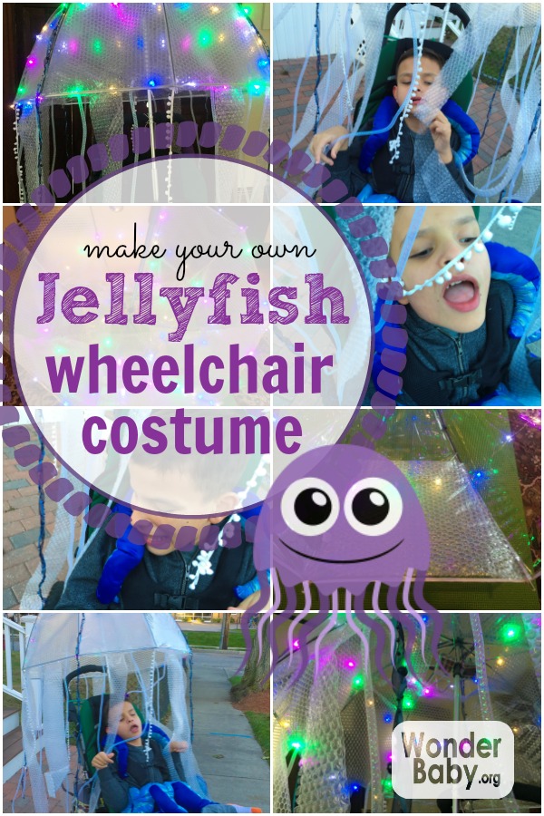 Make your own jellyfish wheelchair costume