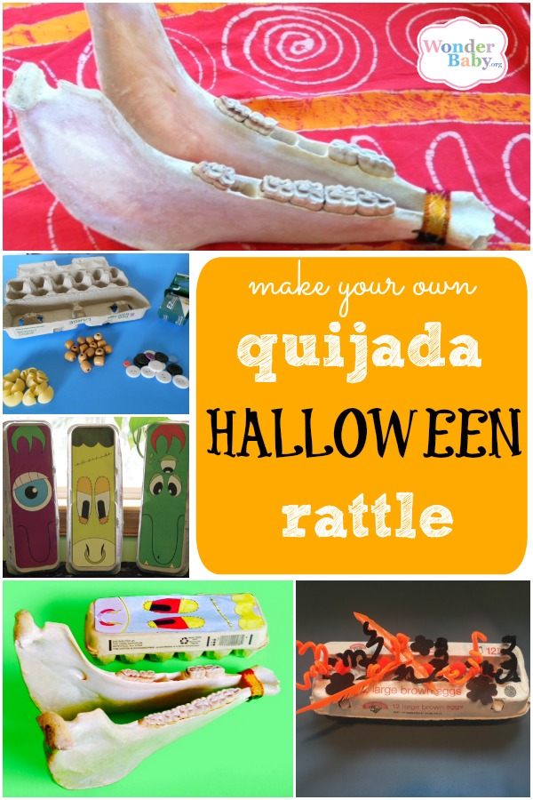 A Silly Sensory Rattle for Halloween