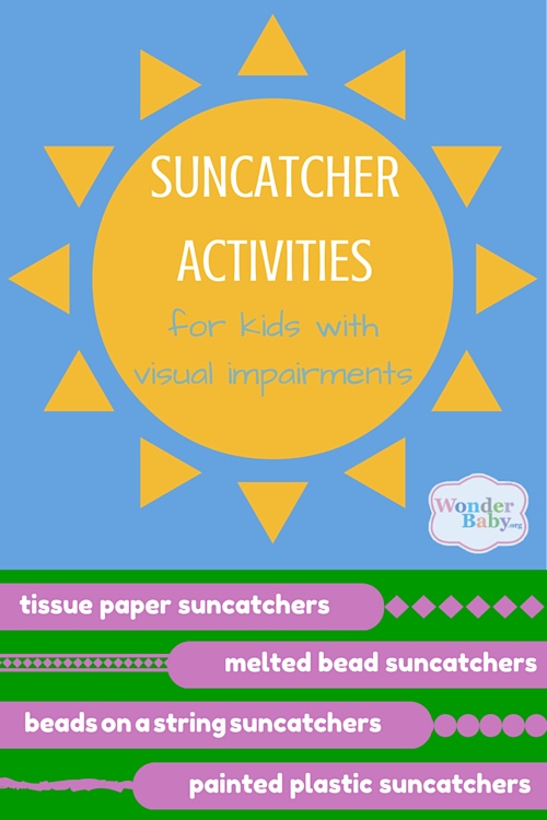 Suncatcher Activities for Kids with Visual Impairments