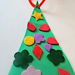 tactile christmas tree project