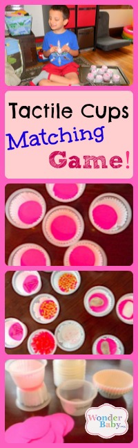 Tactile Cups Matching Game