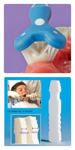 The surround toothbrush & open wide disposable mouth rest