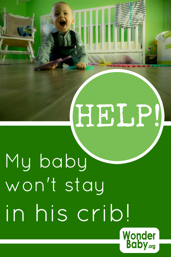 Help! My Baby Won't Stay in His Crib!