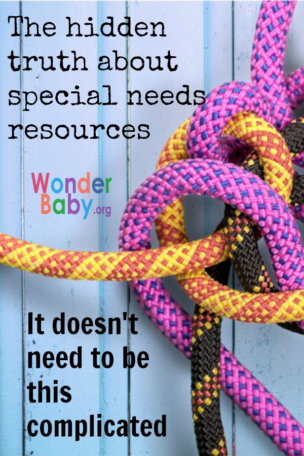 The hidden truth about special needs resources: It doesn't need to be this complicated