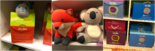 Plush toys and other fun things you can buy at Yogibo