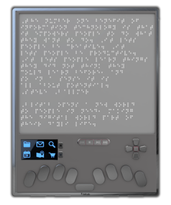 blitab braille tablet device