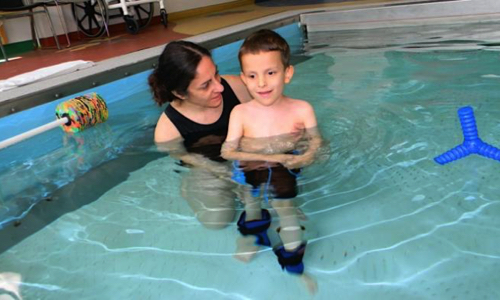 Ivan at the pool