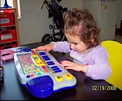 Ava at preschool