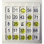 Bingo Board with Braille