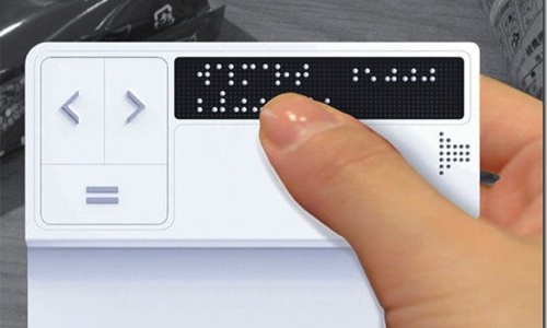 Braille Credit Card