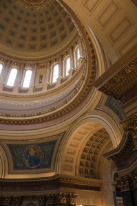 dome inside the capitol building in Wisconsin