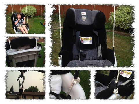 car seat accessible swing