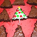 christmas tree brownies project