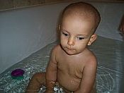 Ivan in the big bath tub.