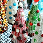 ice cream cone christmas trees project