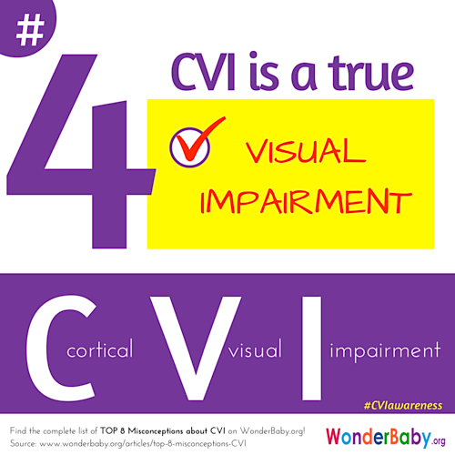 CVI, also known as cerebral visual impairment, is a visual impairment