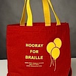 braille board book tote bag