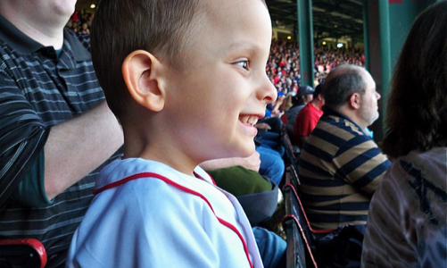 Ivan at a Red Sox game