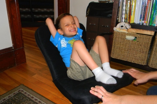 Ivan in his rocking chair.