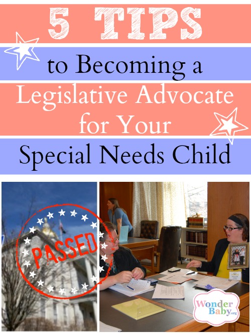 How to become a legislative advocate for your special needs child.