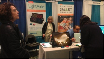 Perkins Products Booth after LightAide Talk