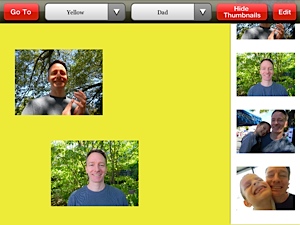 Screenshot of My Talking Picture Board board setup