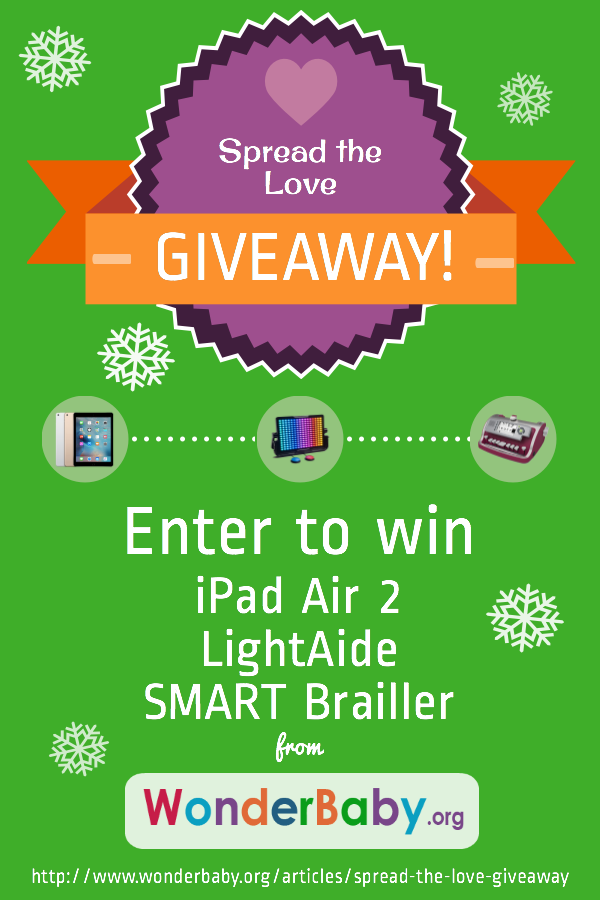 Enter to win an iPad Air 2, a LightAide and a SMART Brailler!