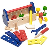 Melissa & Doug Wooden Take Along Tool Kit