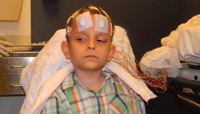 Ivan getting an EEG
