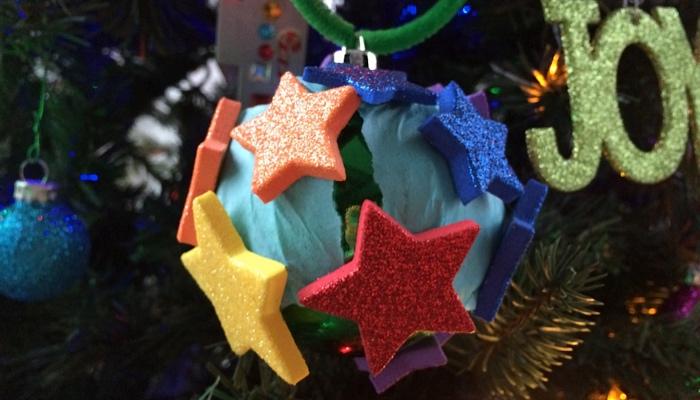 Tactile star ornaments