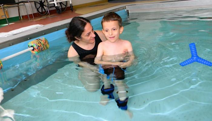 Ivan in aquatherapy