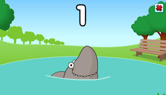 Five Sharks Swimming app