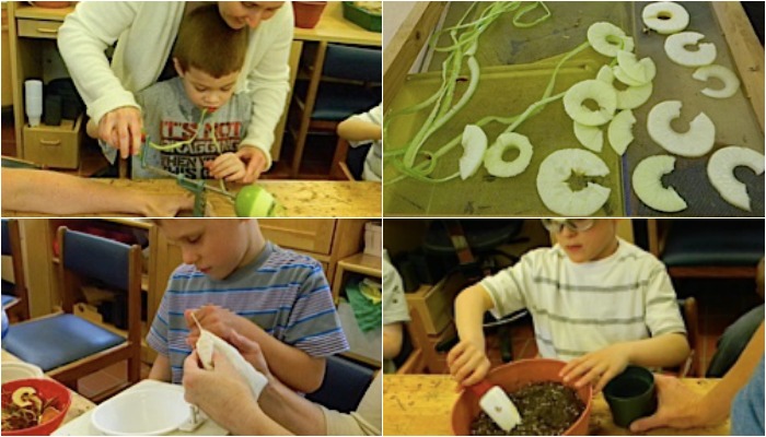 kids in horticultural therapy class