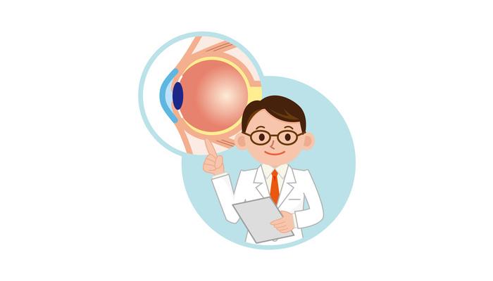 Eye doctor illustration