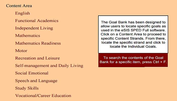 Goal Bank