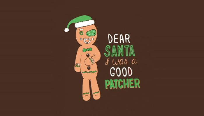 Santa, I was a Good Patcher t-shirt