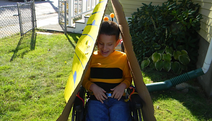 Ivan in his honey bee costume