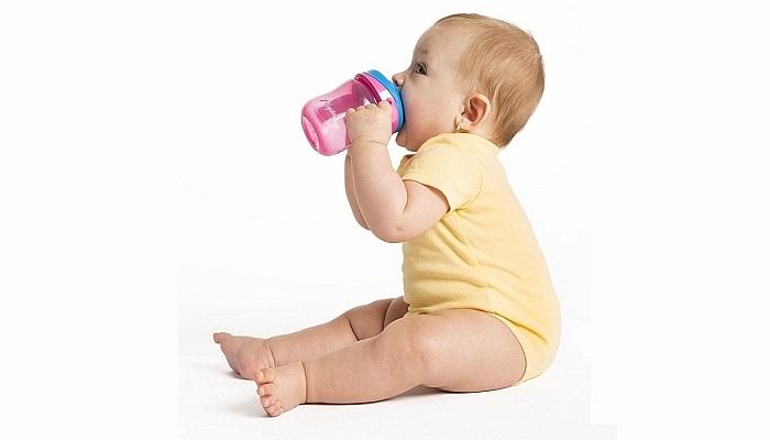 Baby with Playtex Trainer Cup