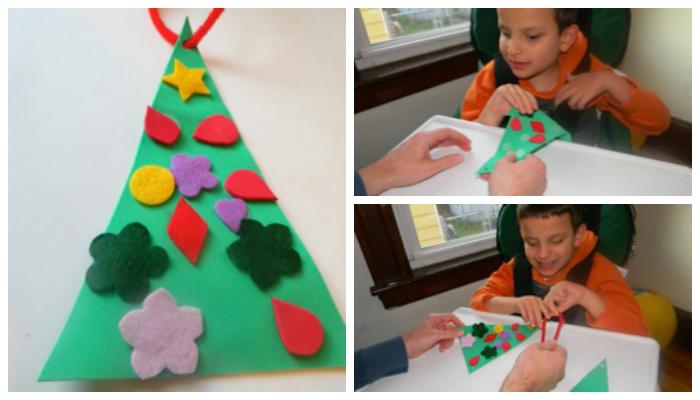 Tactile Christmas Tree Craft