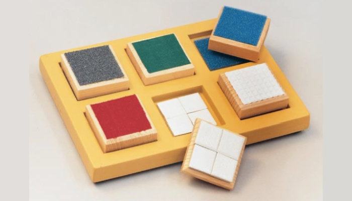 Textured matching blocks