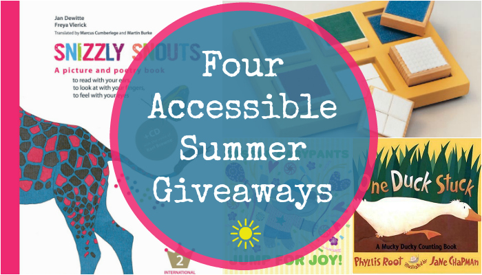 four accessible summer giveaways for kids who are blind
