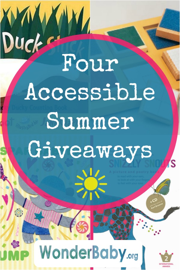 four accessible summer giveaways for kids who are blind