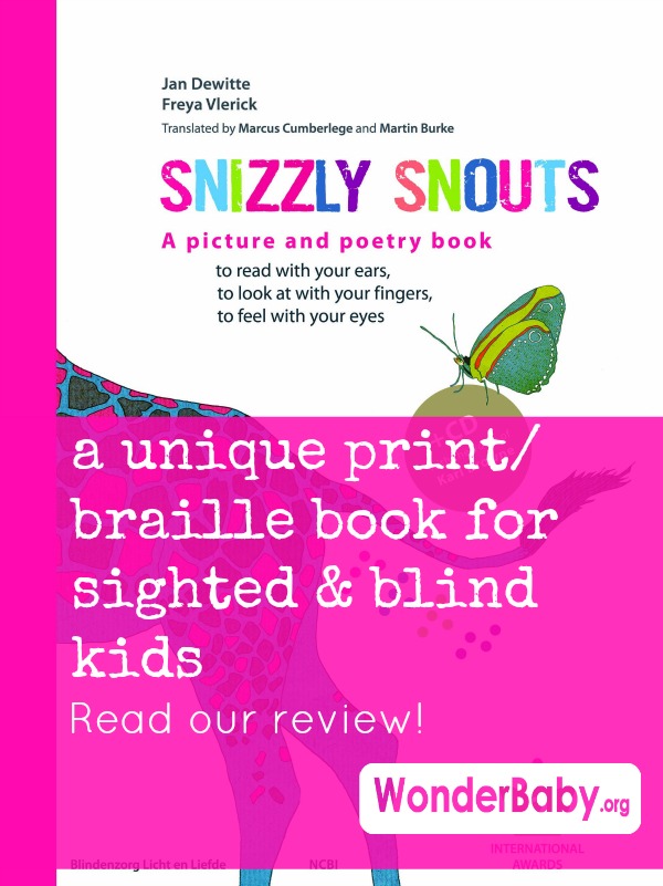 Snizzly Snouts: A Unique Print/Braille Book for Sighted and Blind Kids