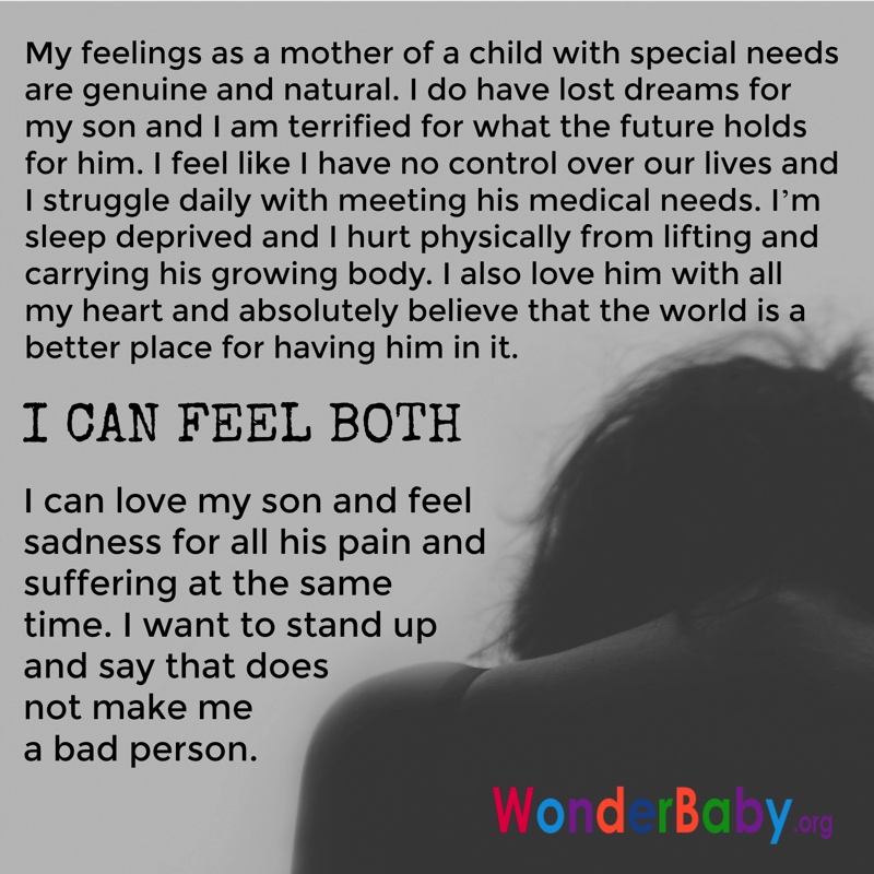 emotions of a special needs parent