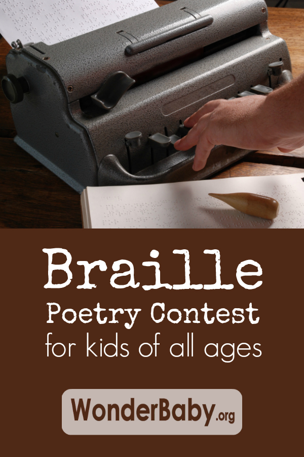 Braille poetry contest