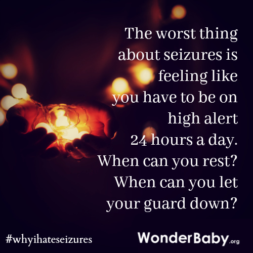 the worst thing about seizures