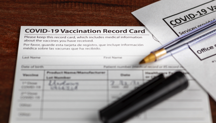 covid vaccine card